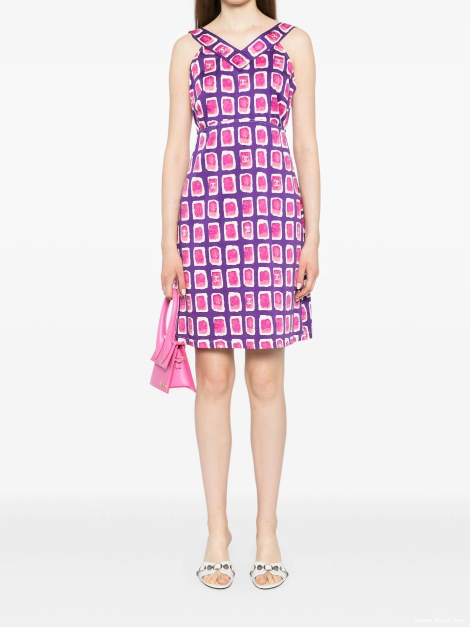 Affordable 2000s Women Versace sleeveless dress 0803